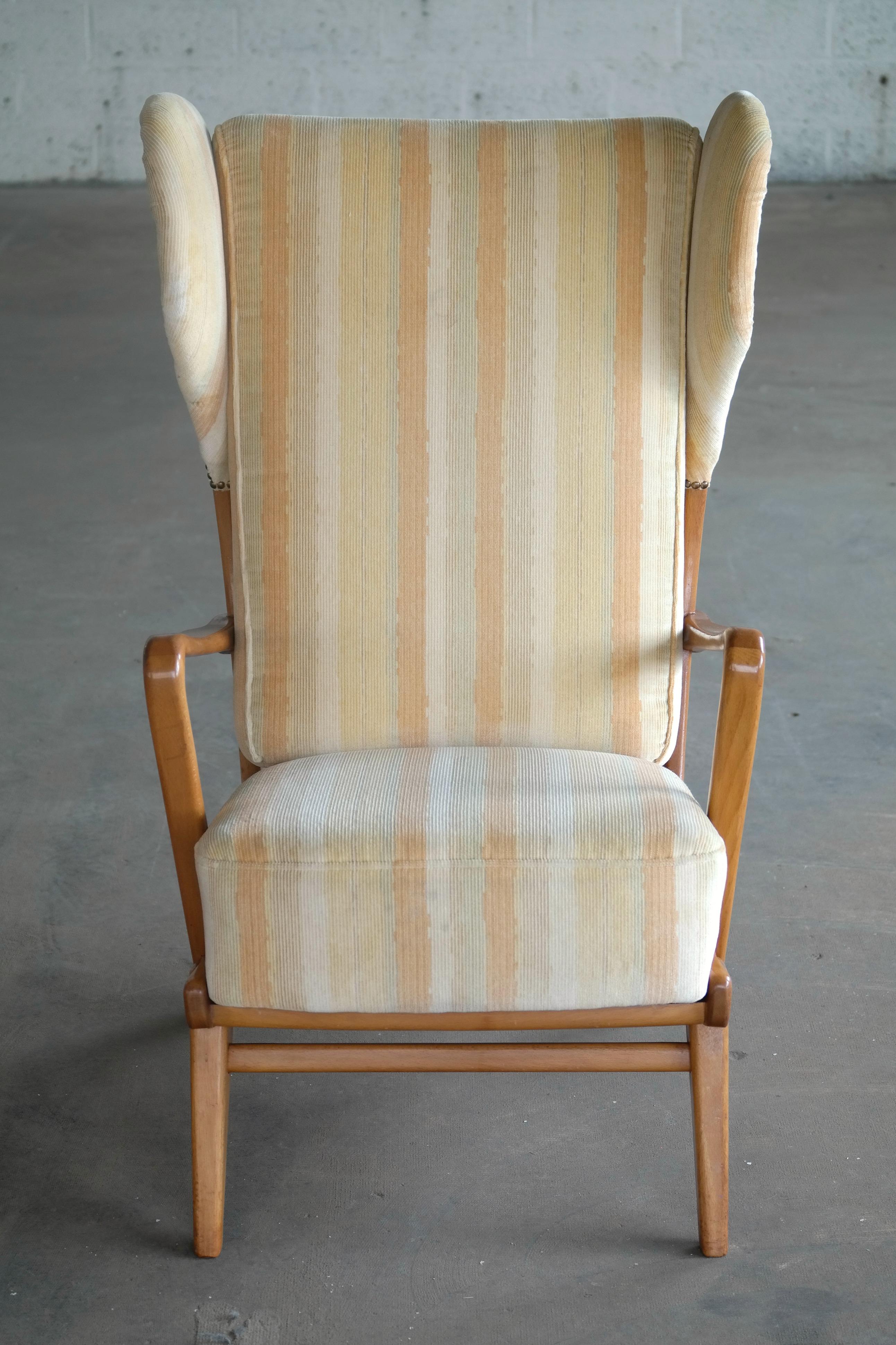 danish wingback chair