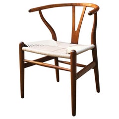 Danish Midcentury Wishbone Chair by Hans J. Wegner for C. Hansen & Søn, 1949
