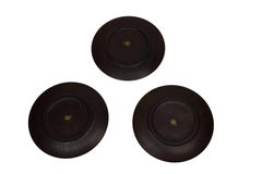 Danish Midcentury, Jens Harald Quistgaard, Three Cover Plates, Wenge, Kronjyden