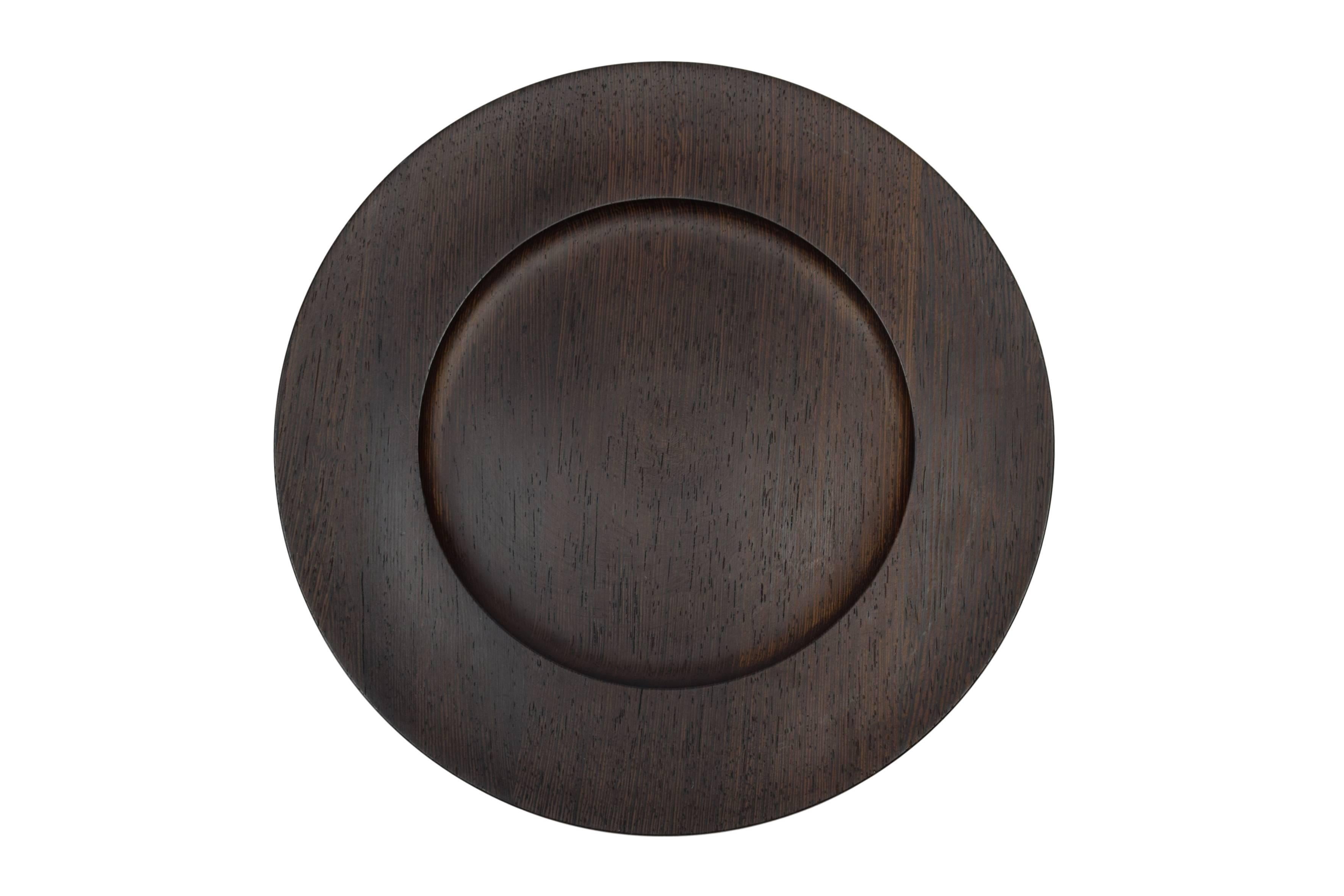 Danish Midcentury, Jens Harald Quistgaard, Three Cover Plates, Wenge, Kronjyden For Sale 1