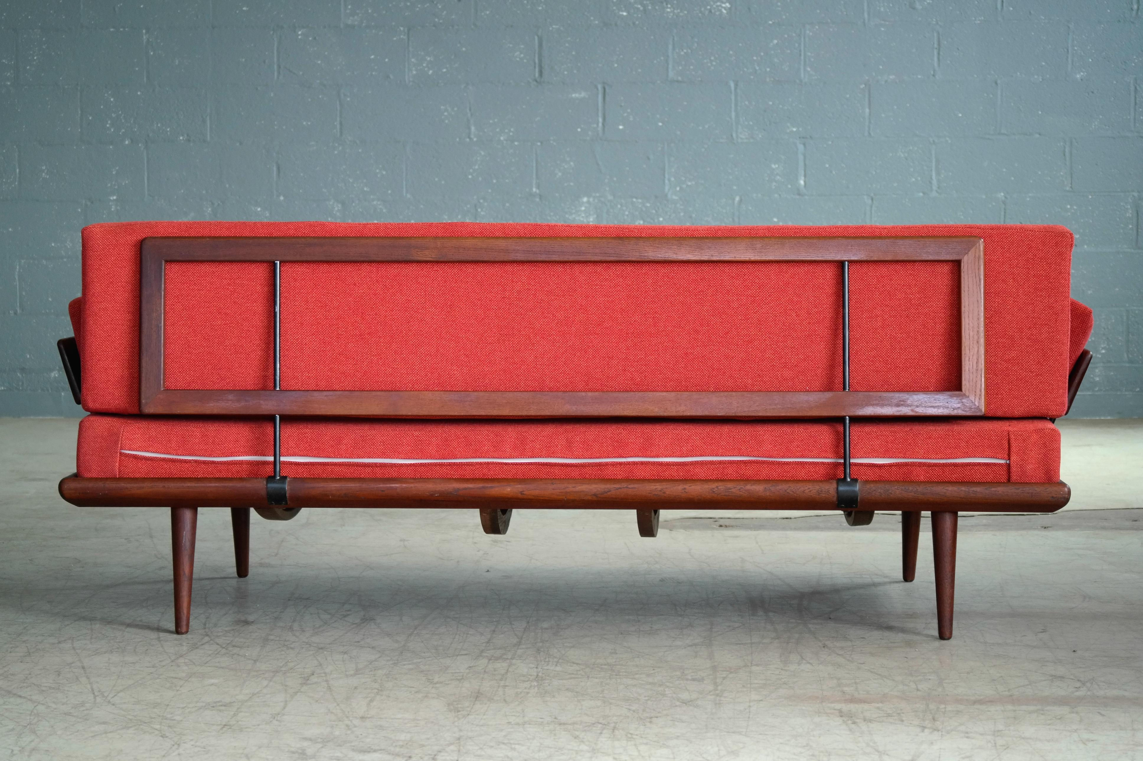 Dänisches Minerva Sofa oder Daybed aus Teakholz von Peter Hvidt und Orla Mølgaard-Nielsen 4