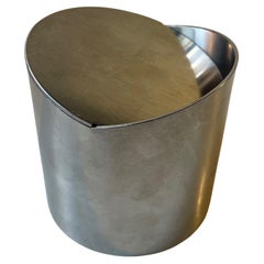 Danish Minimalist Stainless Steel Ashtray by Roelandt for Stelton, 1980s