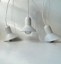 Danish Minimalist White Confetti Pendant Lamp by Claus Bonderup - Focus, 1970s