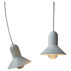 Danish Minimalist White Confetti Pendant Lamp by Claus Bonderup - Focus, 1970s