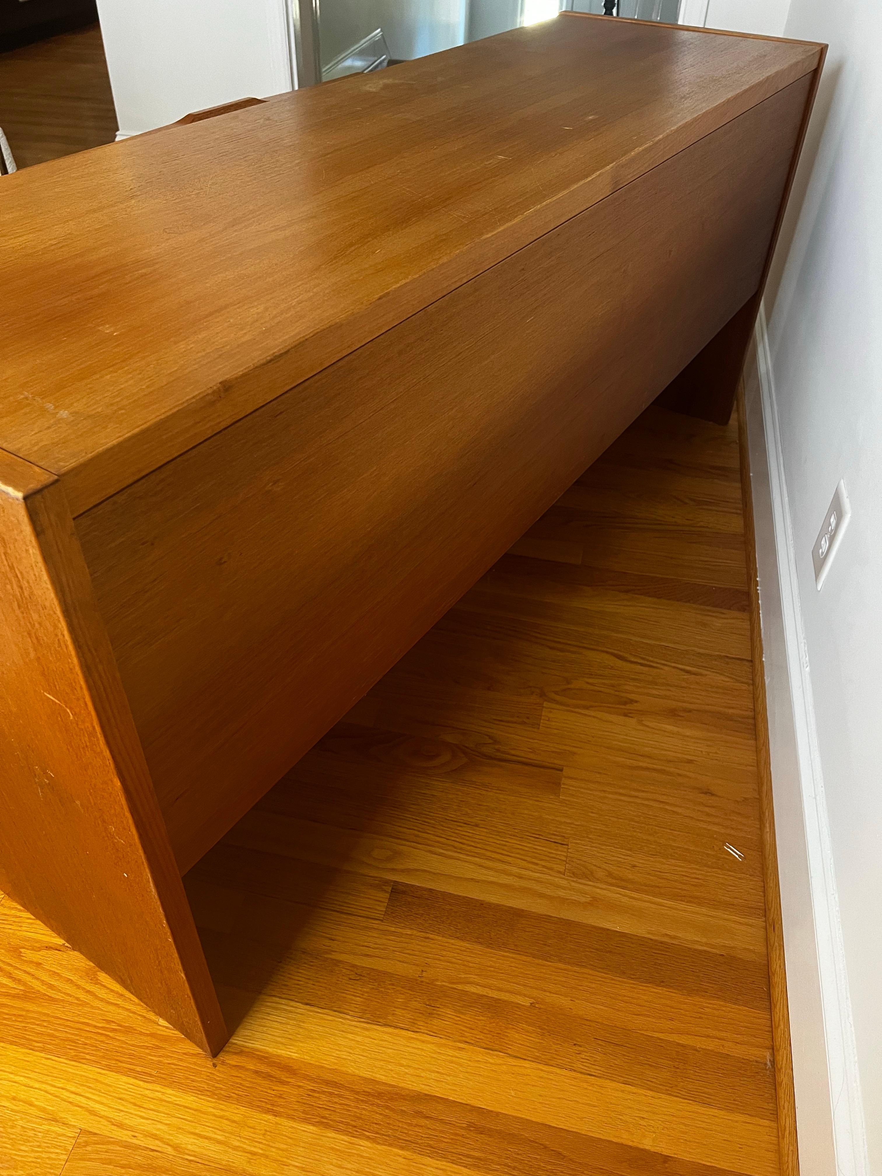 Danish Mobler Teak Wood Filing Cabinet/Credenza - Mid Century Modern For Sale 1