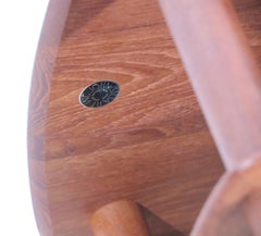 Danish Mod Century Two Tier End Table by Peter Hvidt & Oral Molgaard, Nielsen