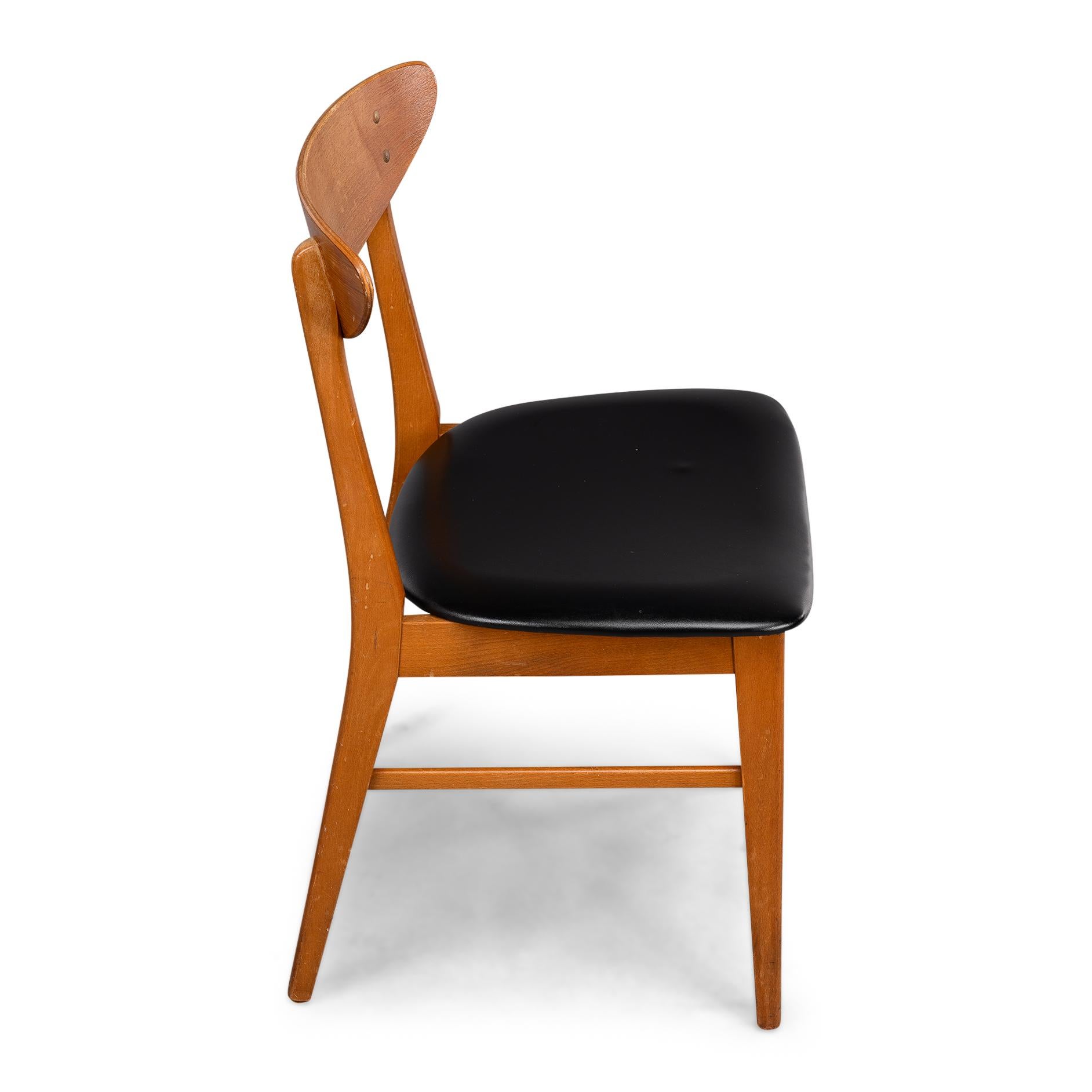 Danish Model 210 dining chairs by Thomas Harlev for Farstrup