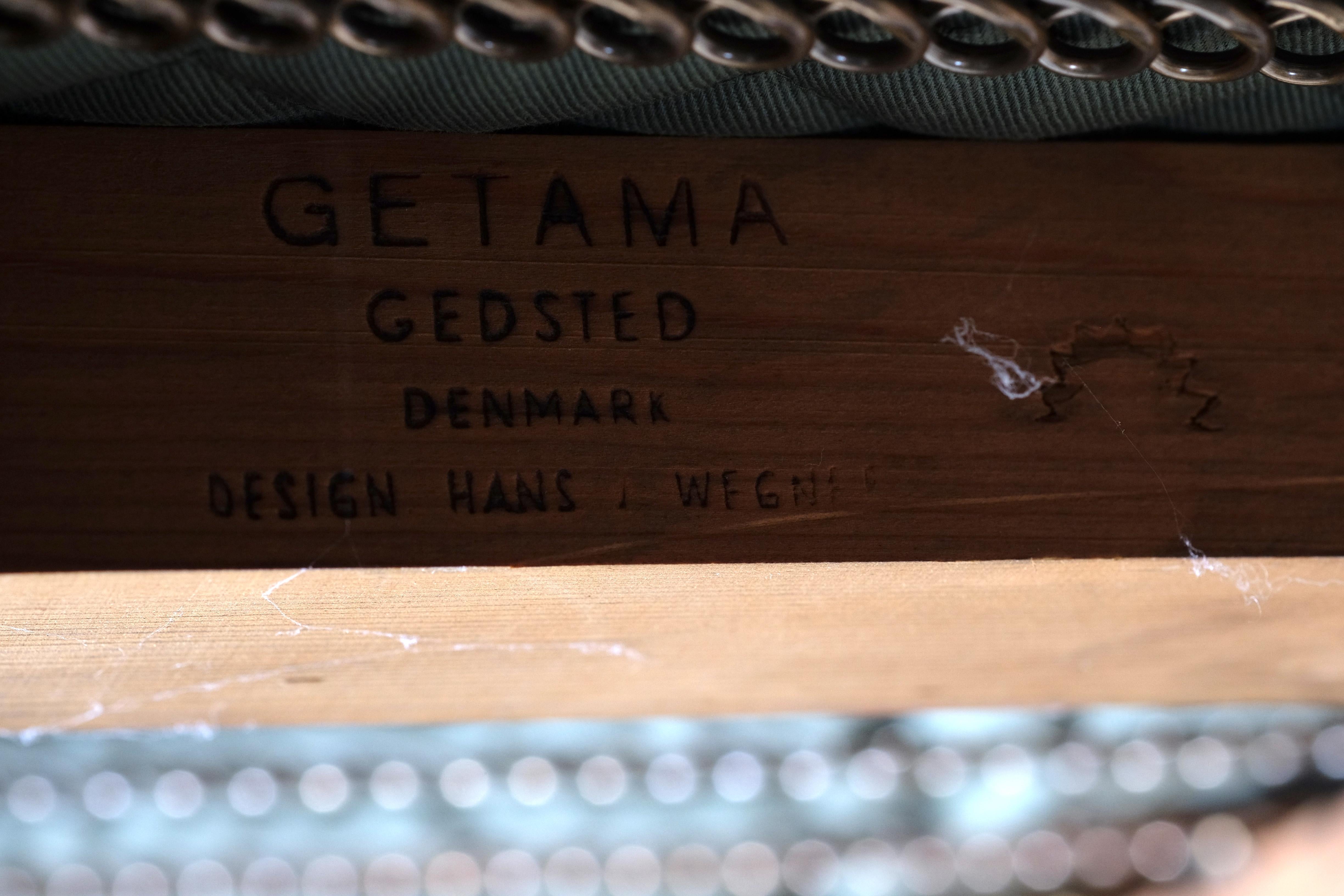 Danish Model 236/4 Sofa by Hans J. Wegner for Getama Vendor Reference Number For Sale 1