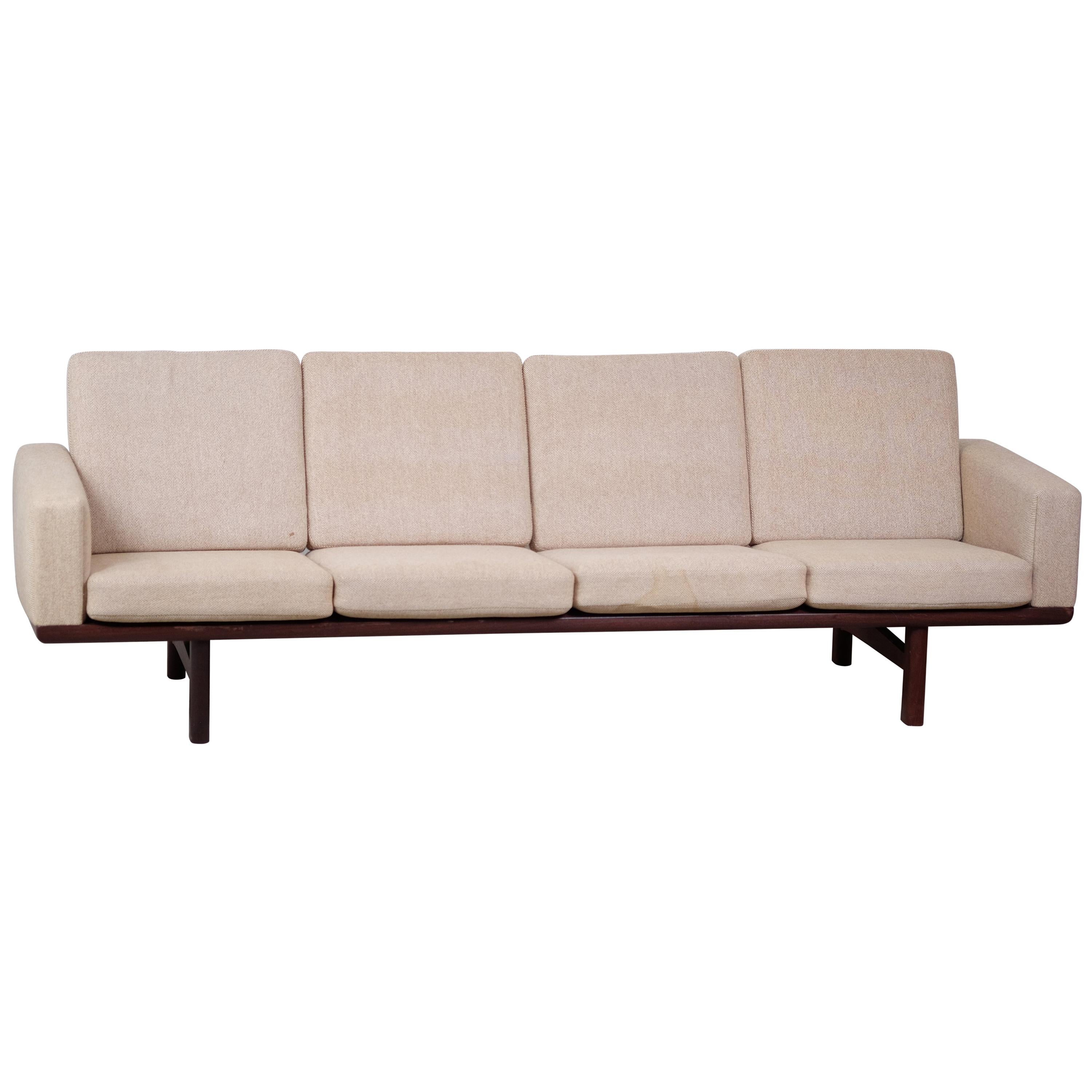 Danish Model 236/4 Sofa by Hans J. Wegner for Getama Vendor Reference Number For Sale