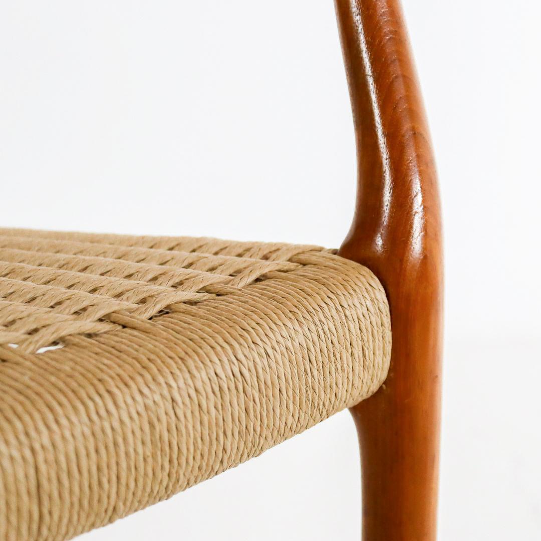 Danish Model 67 Dining Chair by Niels Möller 1960s For Sale 8