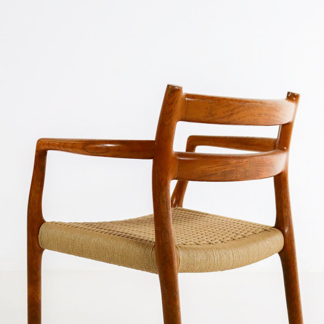 Danish Model 67 Dining Chair by Niels Möller 1960s For Sale 1