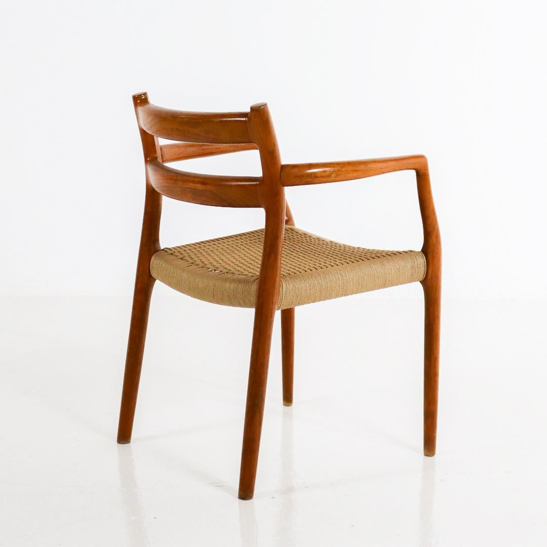 Danish Model 67 Dining Chair by Niels Möller 1960s For Sale 3