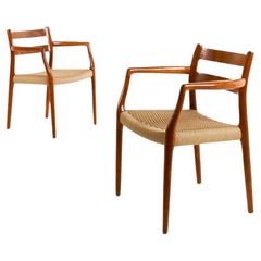 Danish Model 67 Dining Chair by Niels Möller 1960s
