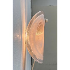 Danish Model Glasplattelampet Glass Sconce by Per Lütken for Holmegaard, 1970s