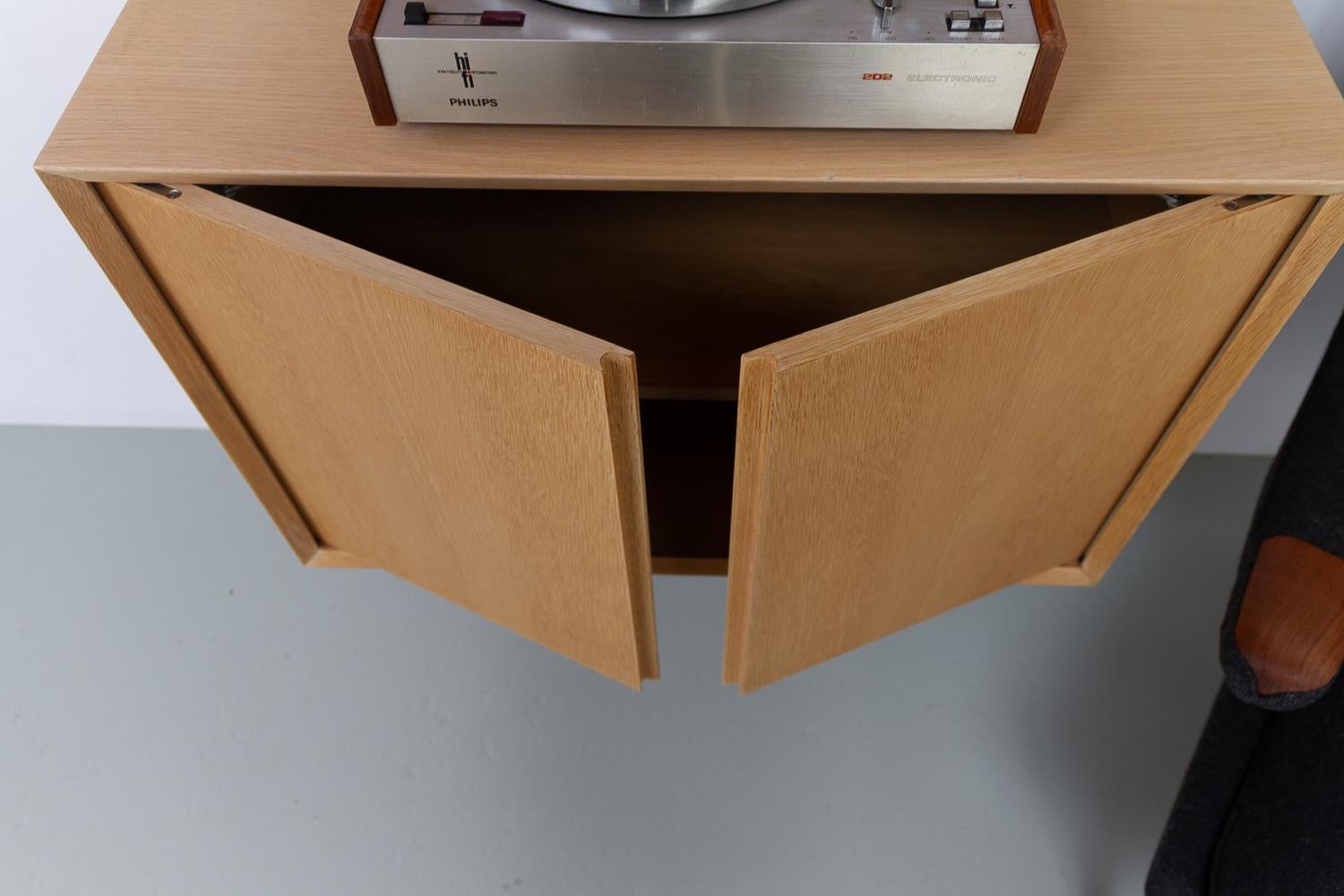 Parete attrezzata moderna danese a 1 campata modulare in Oak di Poul Cadovius per Cado 1960. in vendita 9