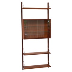 Danish Modern 1-Bay Modular Teak Wall Unit by Poul Cadovius for Cado, 1960s.