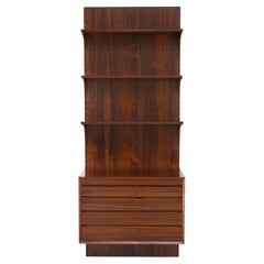 Danish Modern 1-Bay Rosewood Modular Wall Unit by Poul Cadovius for Cado 1960s.