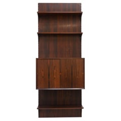Danish Modern 1-Bay Rosewood Modular Wall Unit by Poul Cadovius for Cado 1960s.