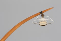 Dänische Moderne 1950er Jahre Severin Hansen Dreibein-Stehleuchte „Bridge“