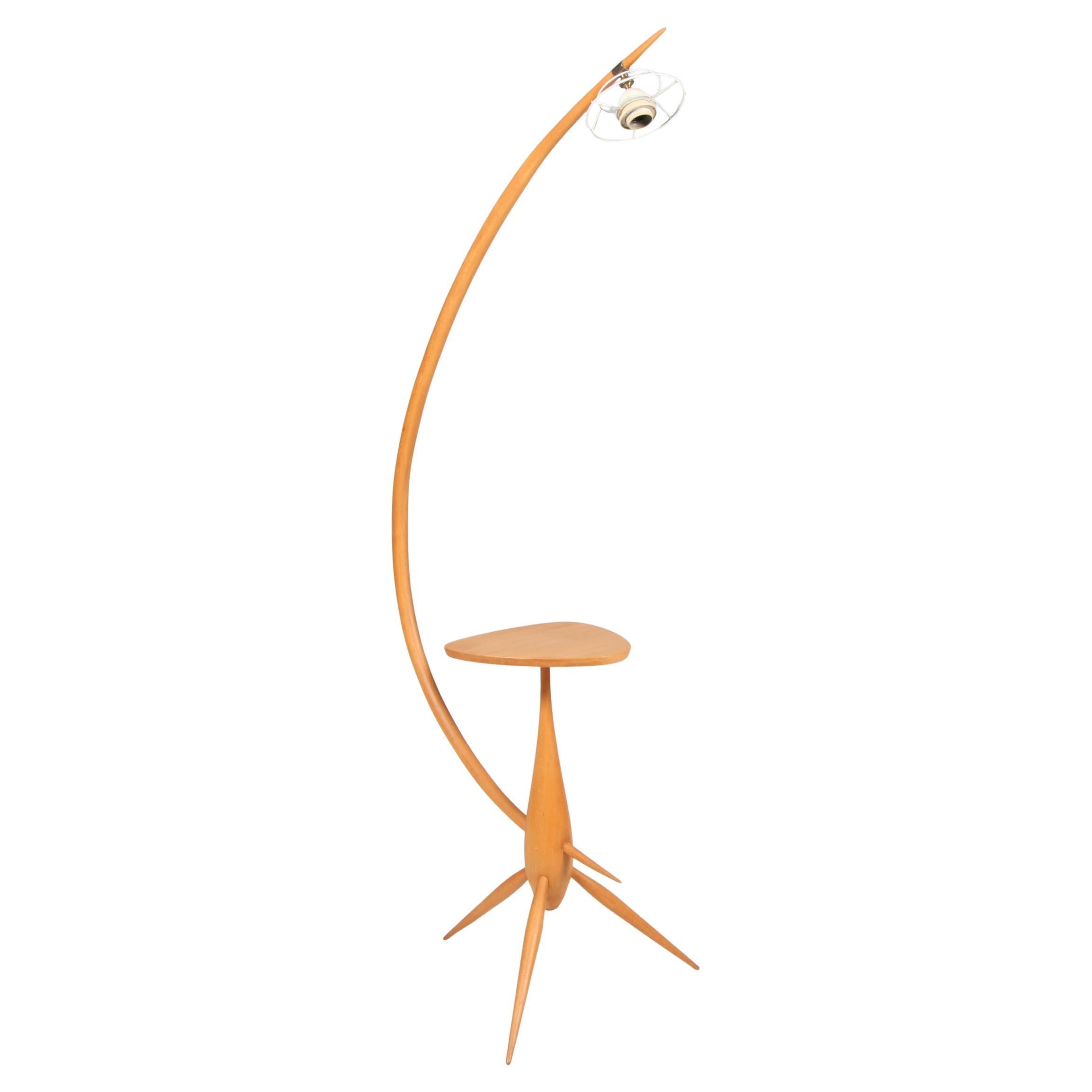 Danish Modern 1950s Severin Hansen Tripod "Bridge" Floor Lamp