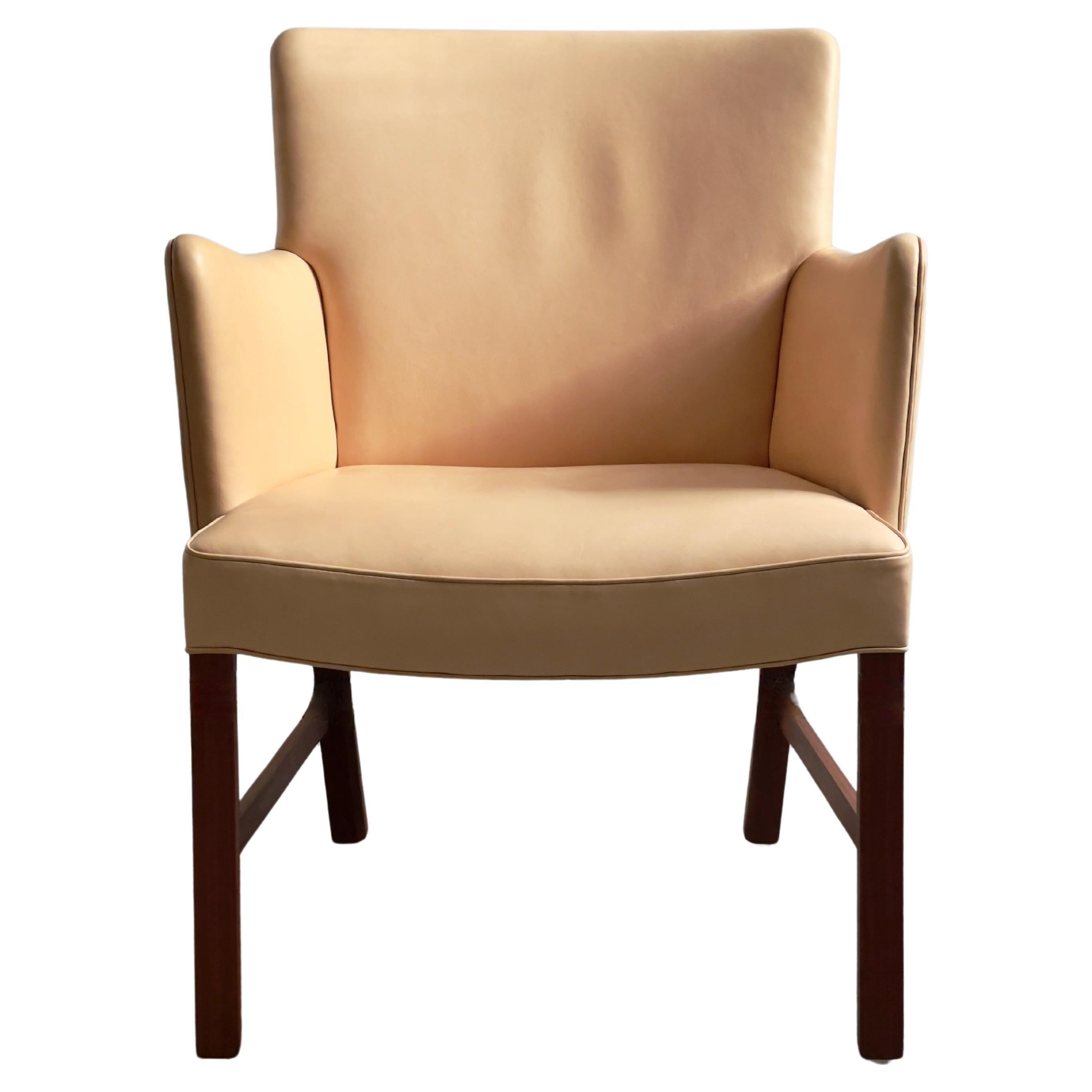 Danish modern 1960 armchair by master cabinet maker Jacob Kjaer For Sale