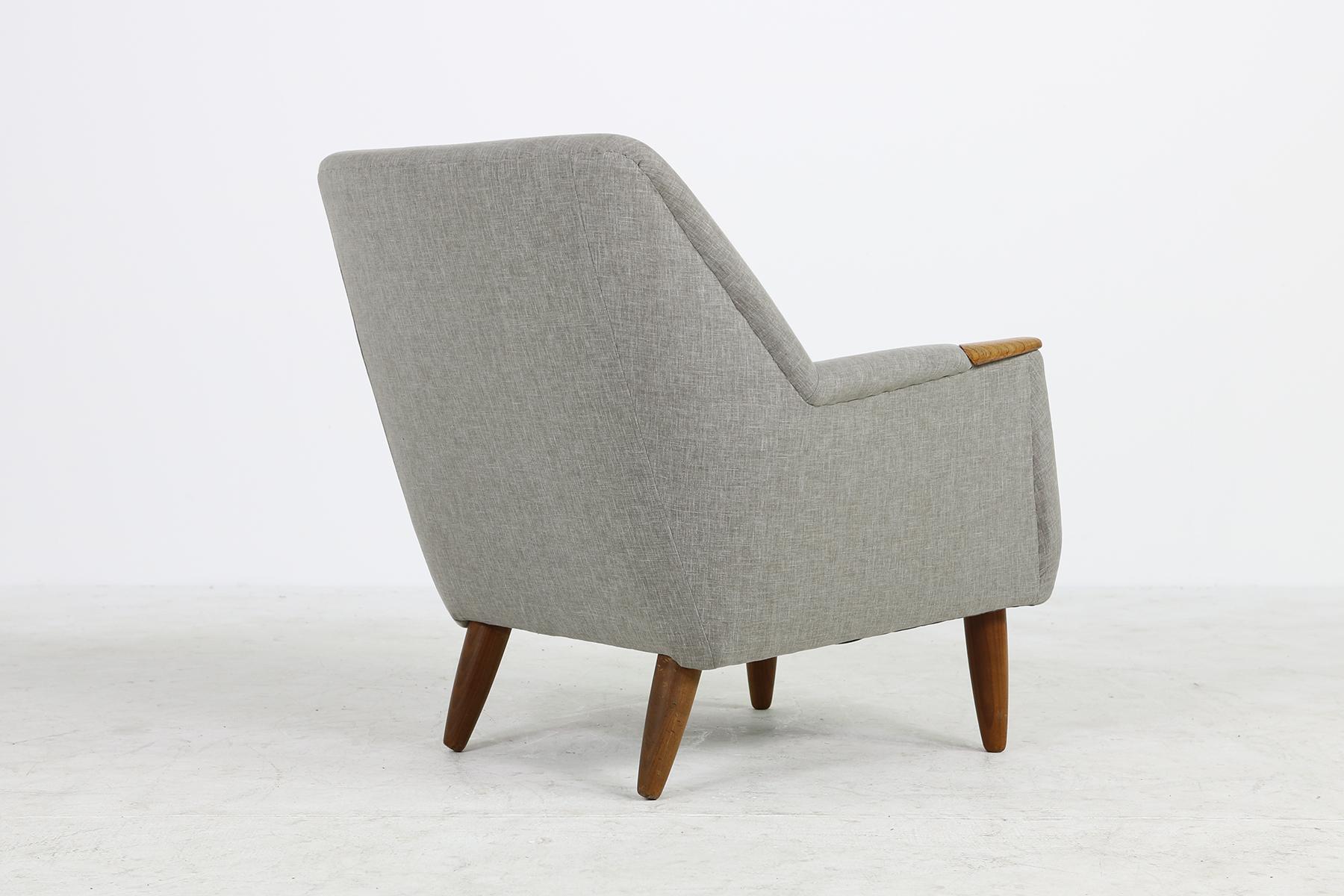 Mid-Century Modern Danish Modern 1960s Lounge Chair, Armchair Attributed to Kurt Ostervig