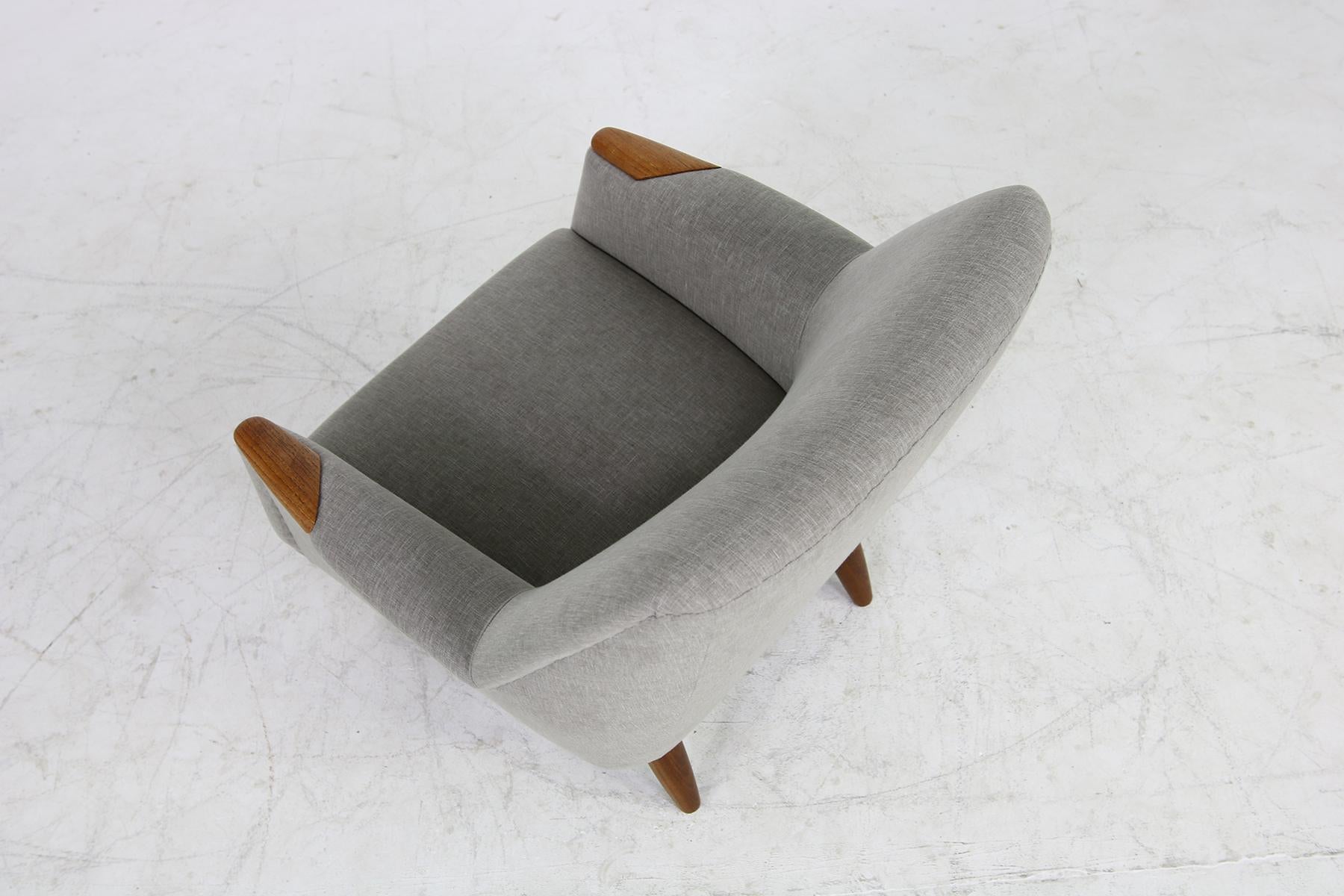 Danish Modern 1960s Lounge Chair, Armchair Attributed to Kurt Ostervig 2