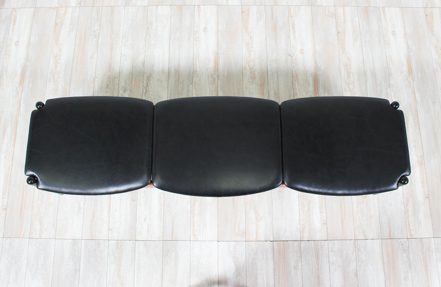 Danish Modern 3-Seat Bench 3