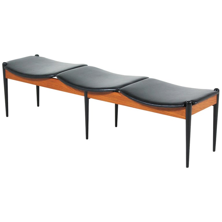 Danish Modern 3 Seat Bench For Sale At 1stdibs