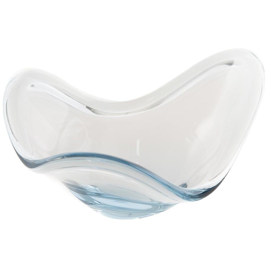 Danish Modern 3 Swoop Dekorativer Teller im Angebot