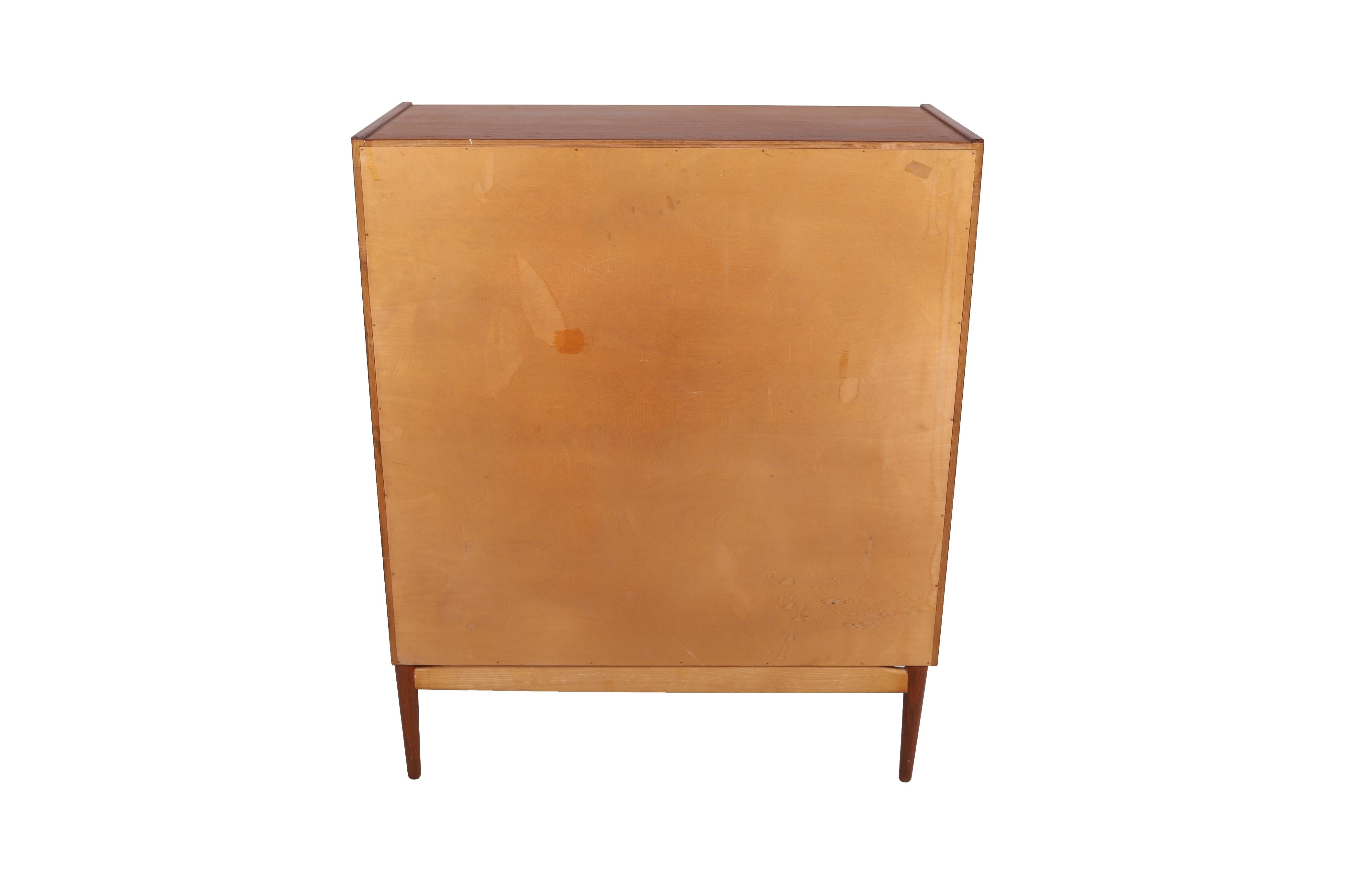 Teak Danish Modern 7 Drawer Chest by Arne Hovmand Olsen For Sale