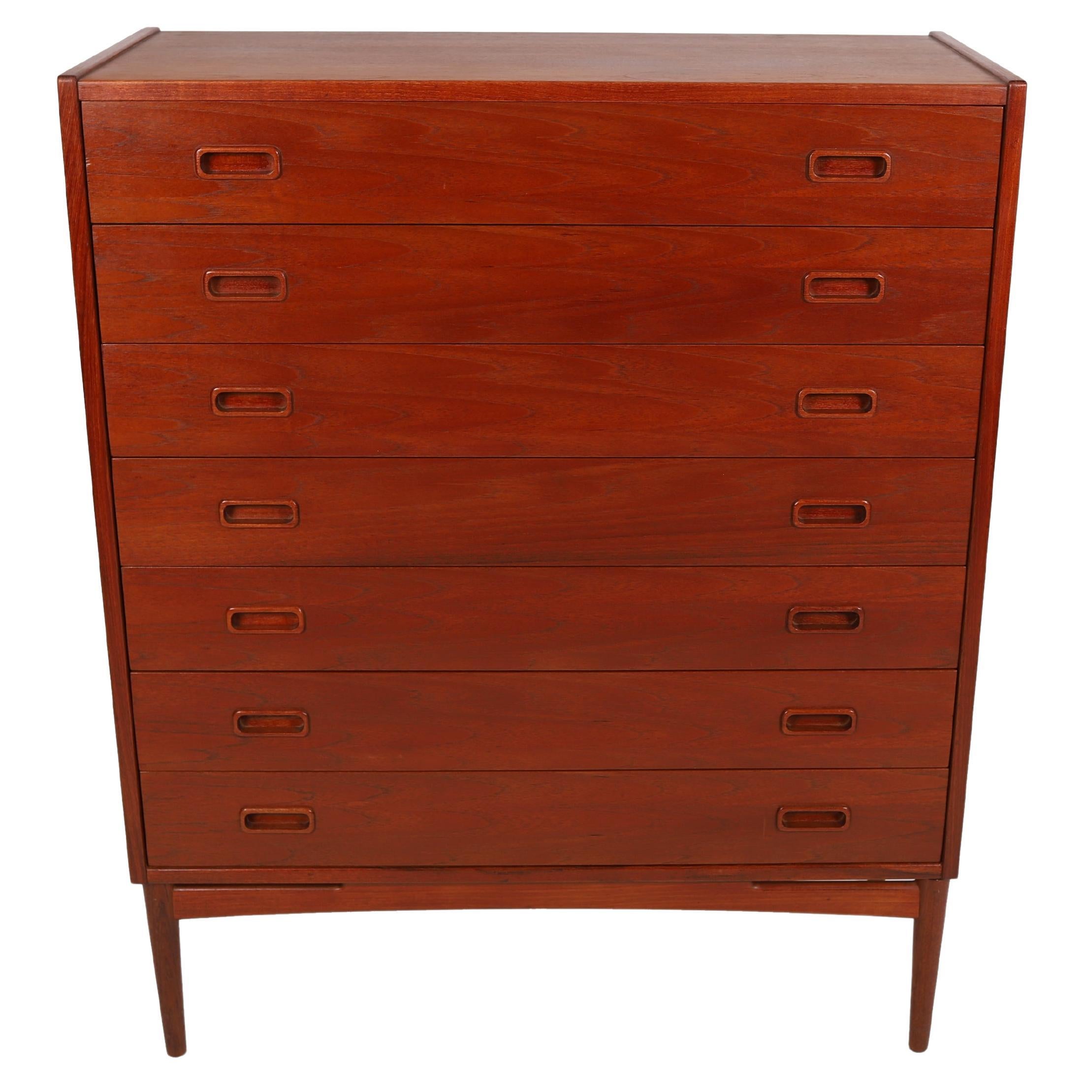 Danish Modern 7 Drawer Chest by Arne Hovmand Olsen