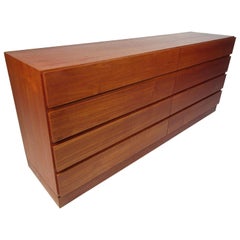 Danish Modern 8-Drawer Dresser