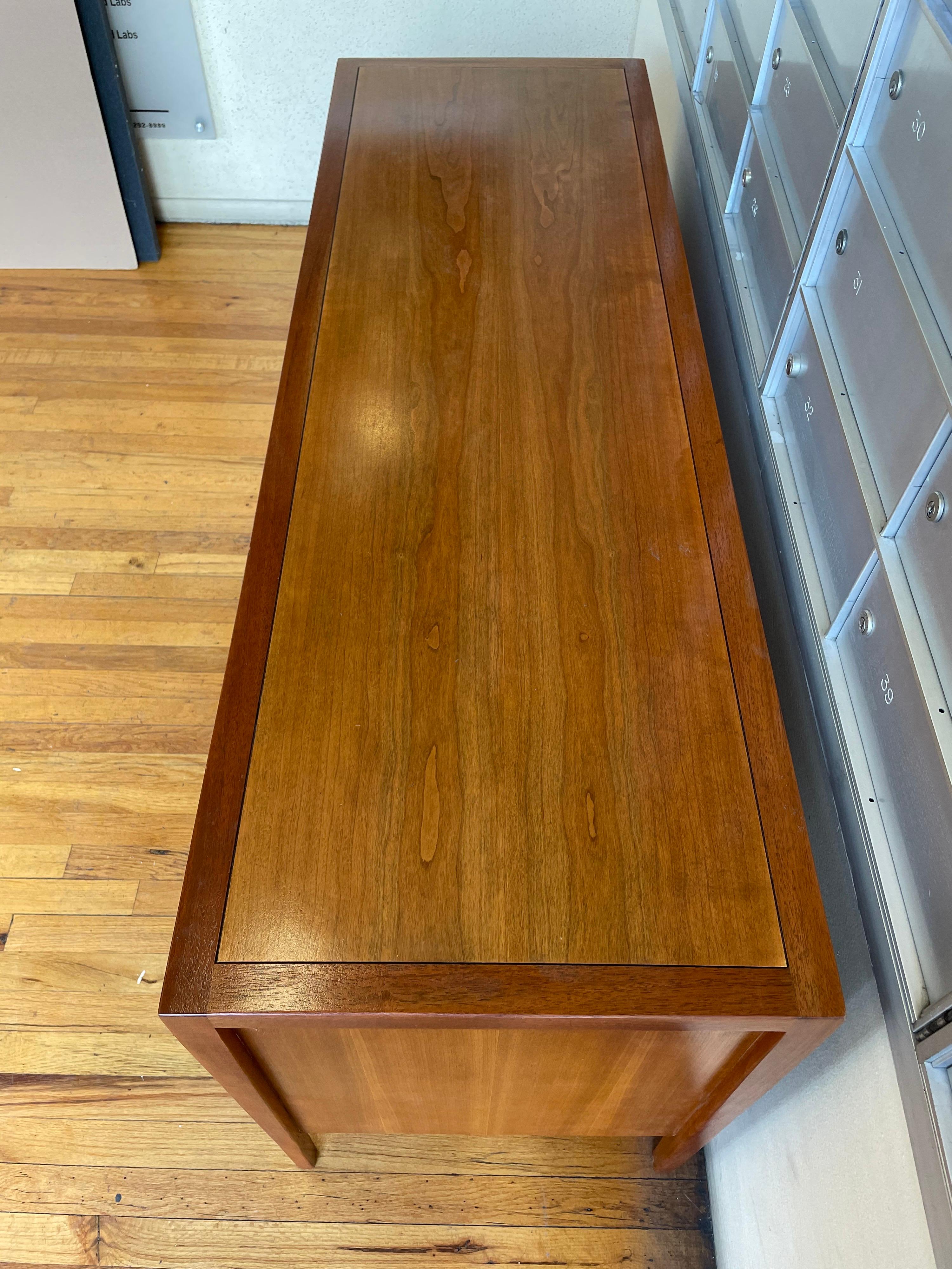 Danish Modern 8-Drawer Dresser in Walnut and Mahogany by Drexel 1
