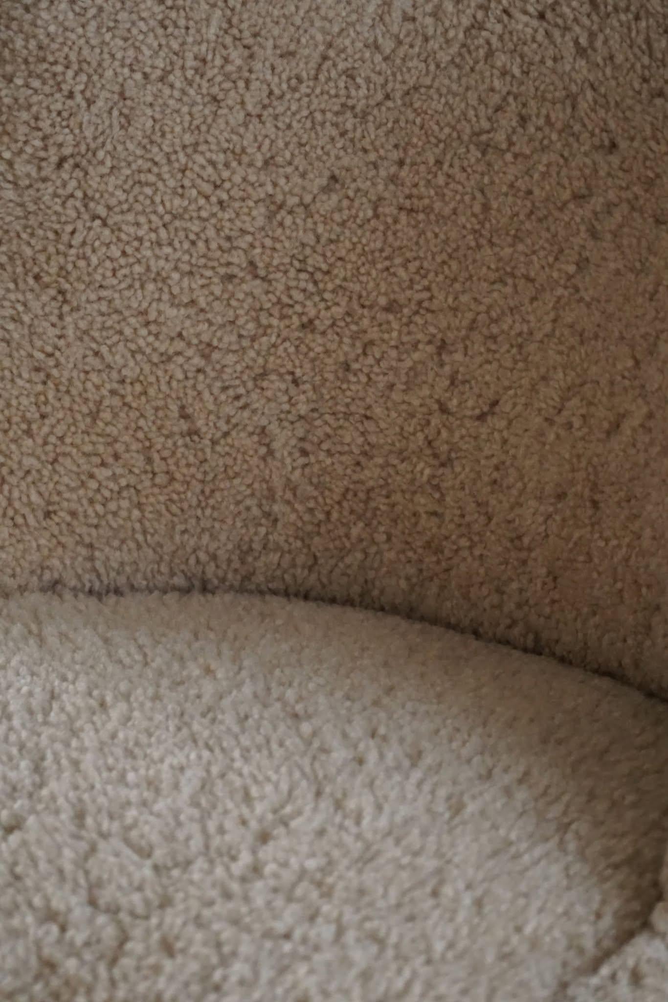 Lambskin Danish Modern, A Classic Chair in Oak and Lambswool, Kaj Gottlob, 1950s