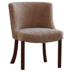 Danish Modern, A Classic Chair in Oak and Lambswool, Kaj Gottlob, 1950s