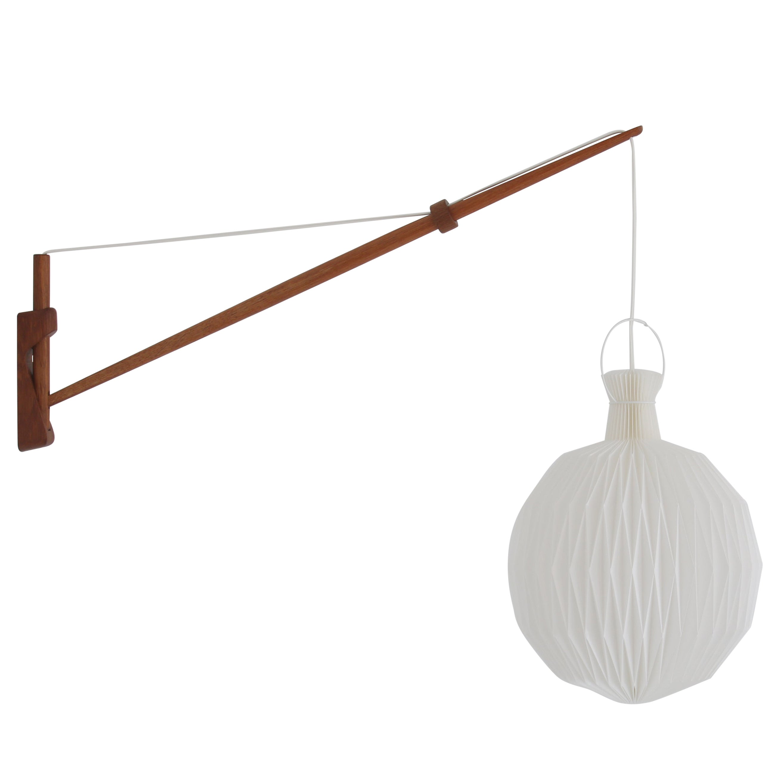 Lampe murale moderne danoise réglable de Louis Poulsen & Le Klint, années 1960