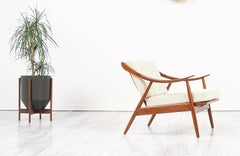Danish Modern Afromosia Teak Lounge Chair