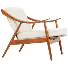 Danish Modern Afromosia Teak Lounge Chair