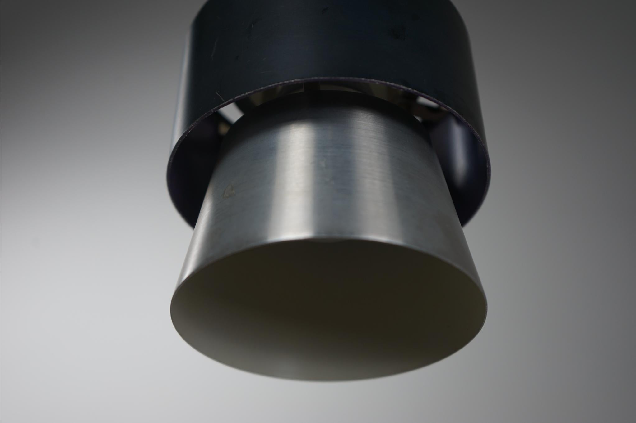 Mid-20th Century Danish Modern Aluminum Pendant Light For Sale