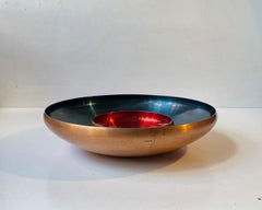 Danish Modern Anodized Copper Bowls by Corona, 1960s, Set of 2