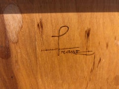 Danish Modern Architect Franz Ehrlic Cocktail Table Signed
