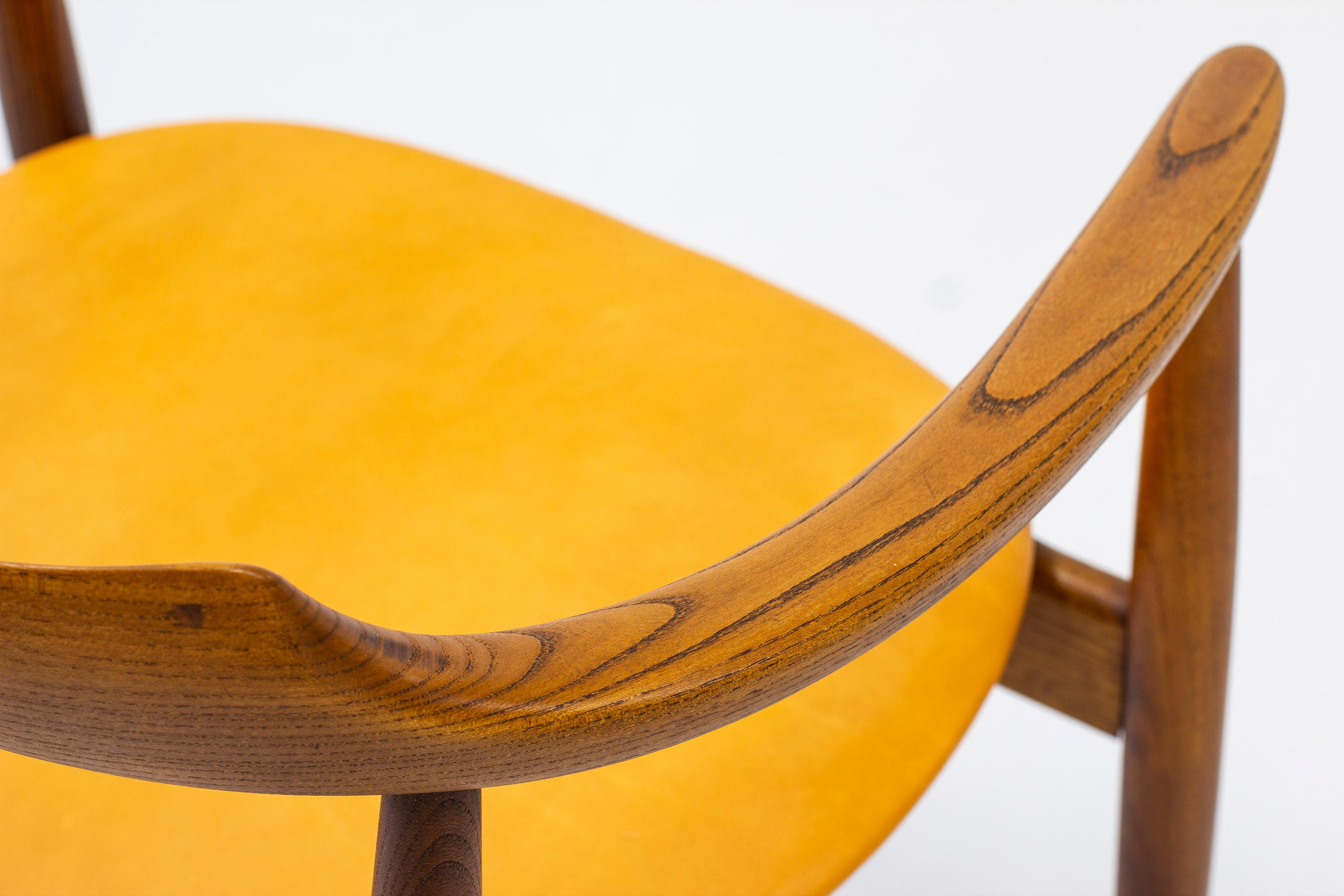 Mid-20th Century Danish Modern Arm Chair by Arne Wahl Iversen, Produced in Denmark