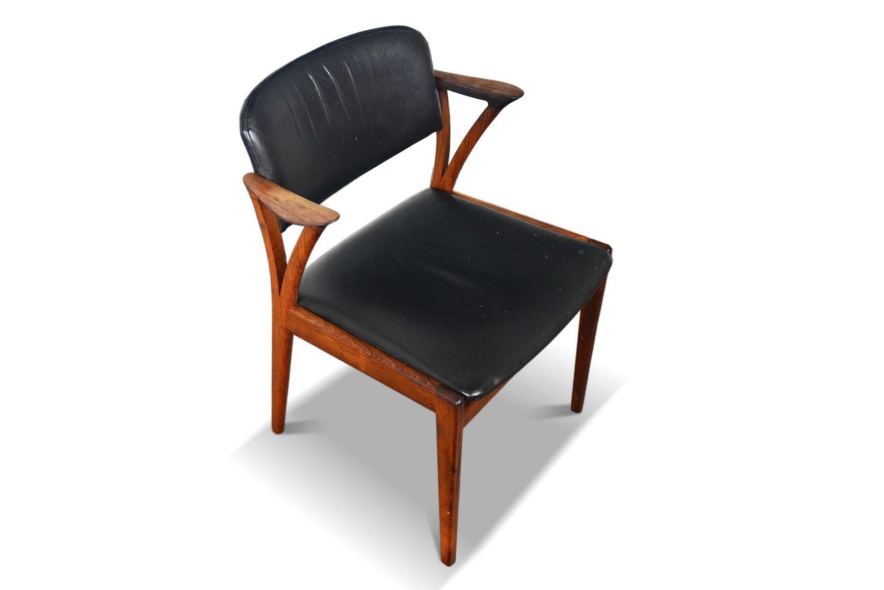 Mid-Century Modern Danish Modern Armchair in Brazilian Rosewood For Sale