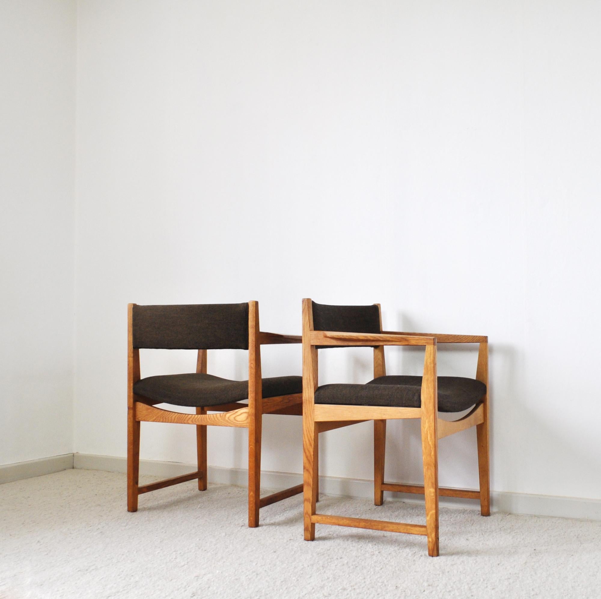 Danish Modern Armchairs by Peter Hvidt & Orla Mølgaard-Nielsen, 1950s-1960s In Good Condition For Sale In Vordingborg, DK