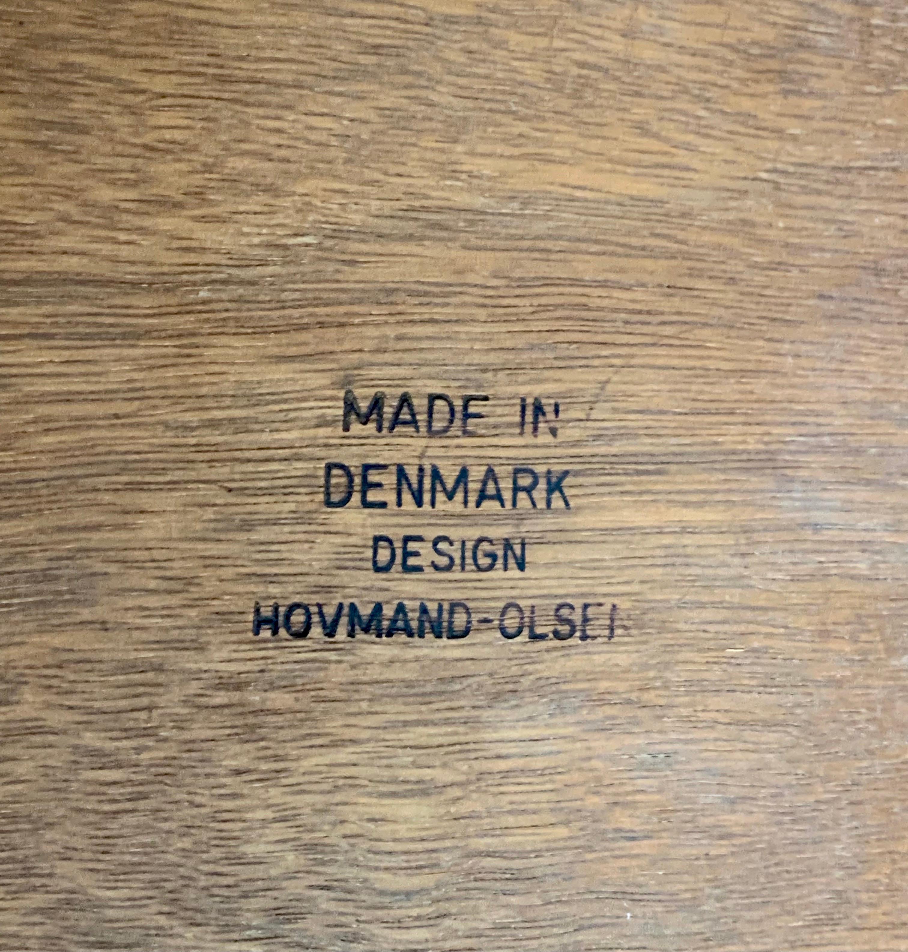 Danish Modern Arne Hovmand-Olsen Walnut Chair 2
