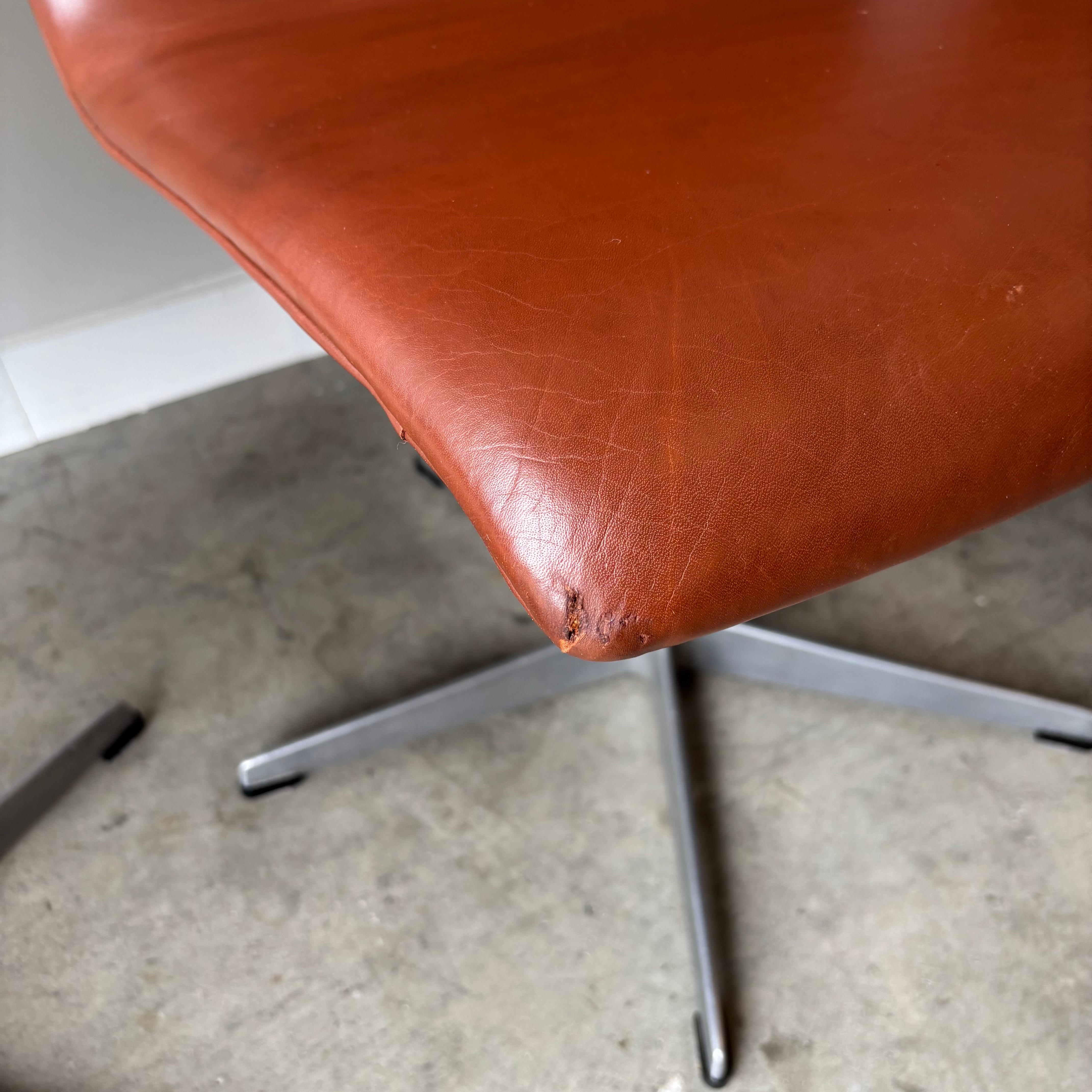 Danish Modern Arne Jacobsen Oxford Chairs by Fritz Hansen, 1960s, set of 6 For Sale 1