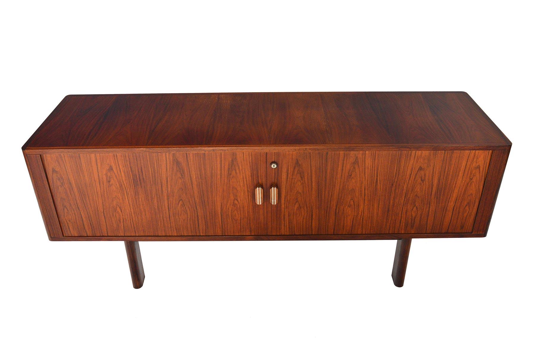 Scandinavian Modern Danish Modern Arne Vodder Model 237 Tambour Rosewood Credenza