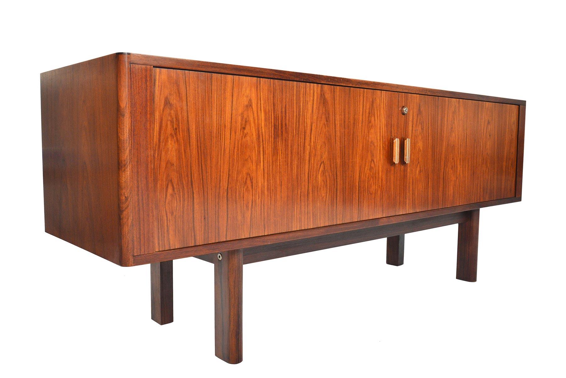 Danish Modern Arne Vodder Model 237 Tambour Rosewood Credenza 2