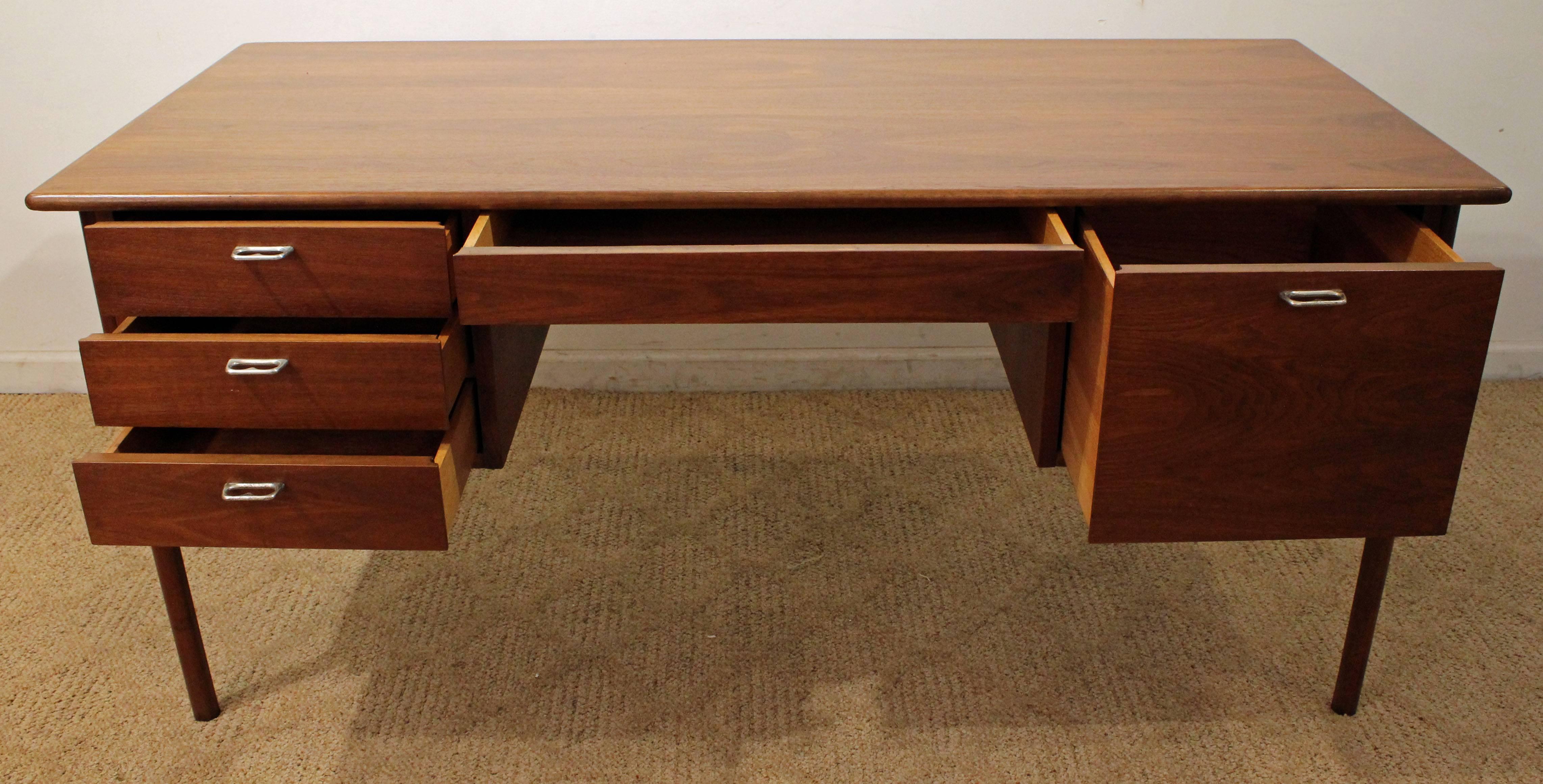 Danish Modern Arne Vodder Style Teak Desk 2